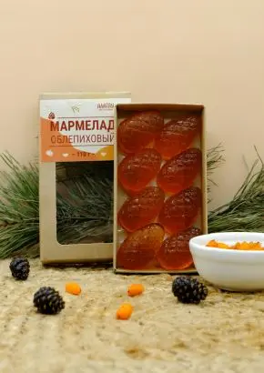 Мармелад ягодный Облепиховый, 110 гр