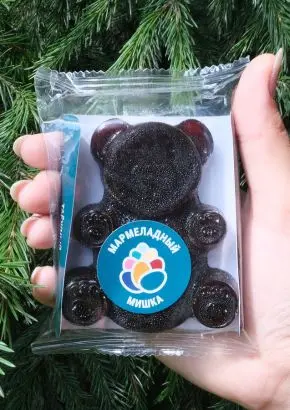 Мармелад сосновый "Мишка" Таёжный на пектине, 90 г