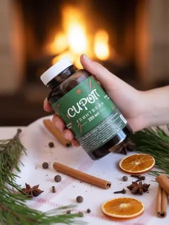 Сироп сосновый со вкусом Глинтвейн 200 мл