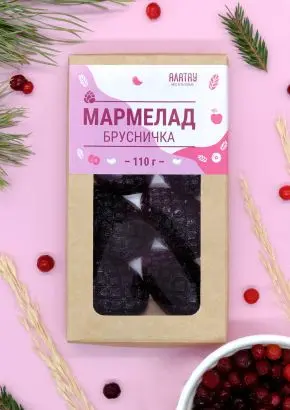 Мармелад натуральный желейный 1 кг набор 10 в 1 в крафт коробке
