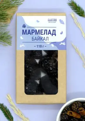 Мармелад "Байкал" в крафтовой коробке, 110г