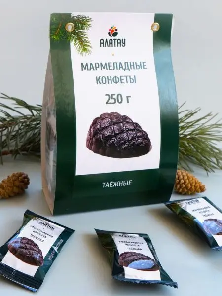 Мармелад сосновый Таежный, 250 гр