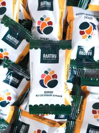 Цукаты сосновые АССОРТИ 4 вкуса, 600 гр