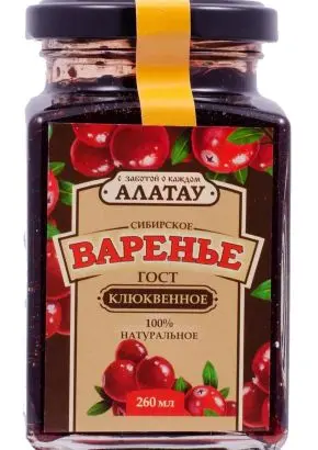 Варенье из Клюквы, 260 мл Варенье из Клюквы, 260 мл