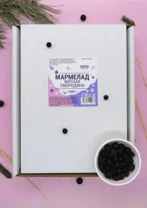 Мармелад ягодный Мятная смородина, 1 кг