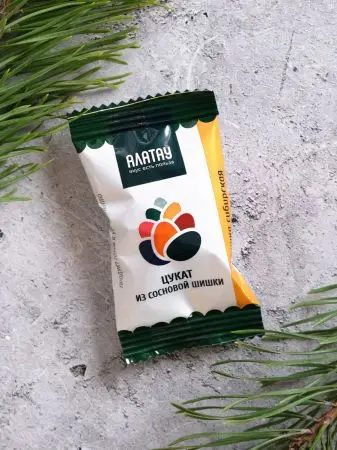 Цукаты сосновые АССОРТИ 4 вкуса, 600 гр