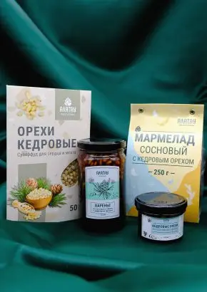 Подарочный набор «Кедровый» 4 в 1