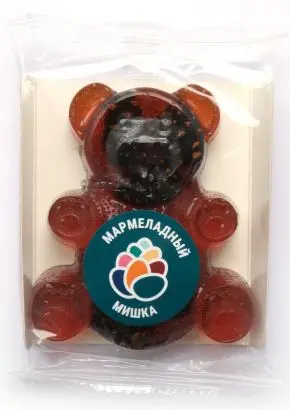 Мармелад сосновый "Мишка" на пектине с сосновой шишкой, 90 г