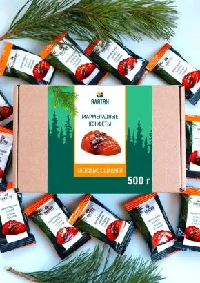 Мармелад с сосновой шишкой, 500 г