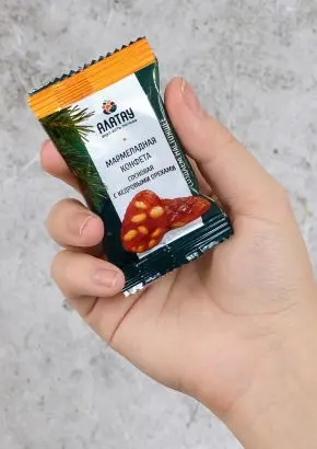 Мармелад сосновый с кедровыми орешками, 1 кг