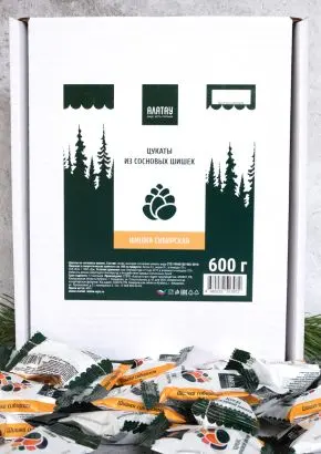 Цукаты сосновые, 600 г