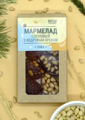 Мармелад натуральный желейный 1 кг набор 10 в 1 в крафт коробке