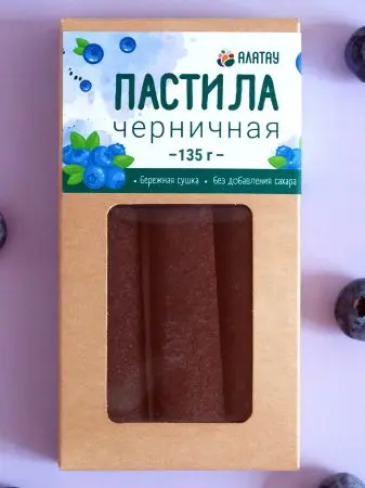 Пастила черничная (без сахара) 135 г Пастила черничная (без сахара) 135 г